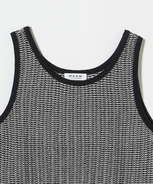 MARW UNITED ARROWS（マルゥ ユナイテッドアローズ）の「＜MARW UNITED ARROWS＞ミックス ニット タンクトップ（タンクトップ・レディース・ホワイト・FREE）」の10枚目の写真