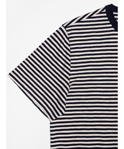 Nudie Jeans（ヌーディージーンズ）の「Nudie Jeans/ヌーディージーンズ Roy / ポケットTシャツ / Blue/Offwhite（Tシャツ/カットソー・メンズ・ブルー系その他・S/M/L）」の2枚目の写真