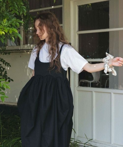 DONOBAN（ドノバン）の「【汗染み防止】レースボクシーTee（Tシャツ/カットソー・レディース・グレー/ブラック/ホワイト・ONE）」の14枚目の写真