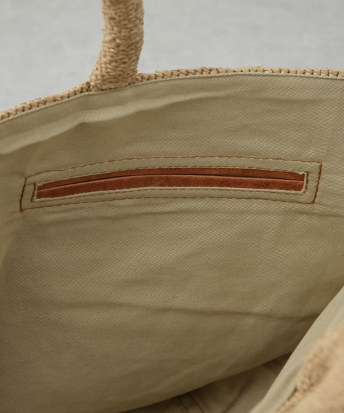 IBELIV（アイビリーブ）VANILLA かごバッグ ラフィア A4