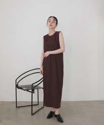 大人uネック」に該当するワンピース（袖なし）ファッション通販