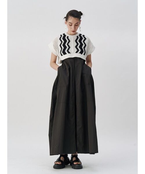 UN3D.(アンスリード)の「CROCHET WAVE TOP / クロシェウェーブトップ(ニット/セーター・レディース・その他2/その他/ブラック・FREE)」の14枚目の写真