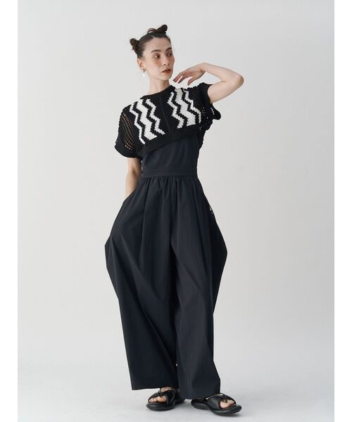 アンスリード ウェーブコードニットトップス アンスリード