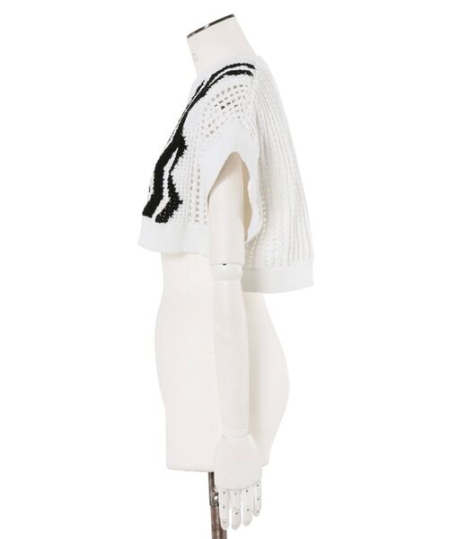 UN3D.(アンスリード)の「CROCHET WAVE TOP / クロシェウェーブトップ(ニット/セーター・レディース・その他2/その他/ブラック・FREE)」の9枚目の写真