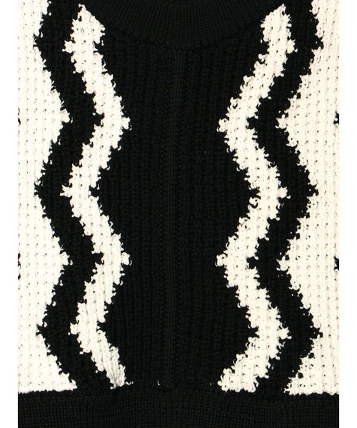 UN3D.(アンスリード)の「CROCHET WAVE TOP / クロシェウェーブトップ(ニット/セーター・レディース・その他2/その他/ブラック・FREE)」の4枚目の写真