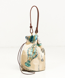 qualite | 【40周年】＜カリテ×マニプリ＞バルーンスカイバッグ(ハンドバッグ)