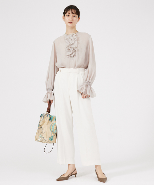 qualite（カリテ）の「【40周年】＜カリテ×マニプリ＞バルーンスカイバッグ（ハンドバッグ・レディース・ベージュ・フリー）」の2枚目の写真