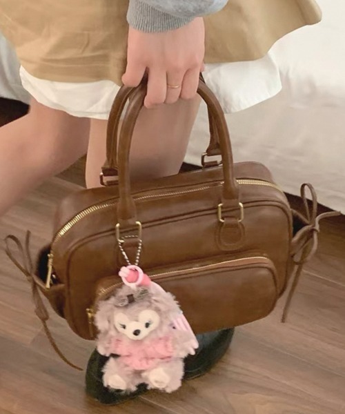 レザーボストンバッグ中古品 セール】レトロレザーボストンバッグ（ボストンバッグ）｜LOULOU