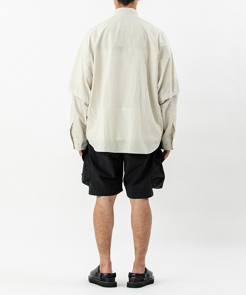 meanswhile(ミーンズワイル)の「Luggage Cargo Shorts(カーゴパンツ・メンズ・ブラック・2(M)/3(L)/4(XL))」の11枚目の写真
