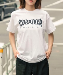 METAL S/S T-SHIRTS/ スラッシャーメタルグラフィックロゴ半袖T-シャツ
