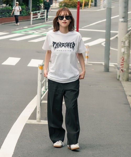 THRASHER 半袖 Tシャツ ストリート コーデ c-boy style SG Ryohey｜THRASHERのTシャツ/カットソーを使った