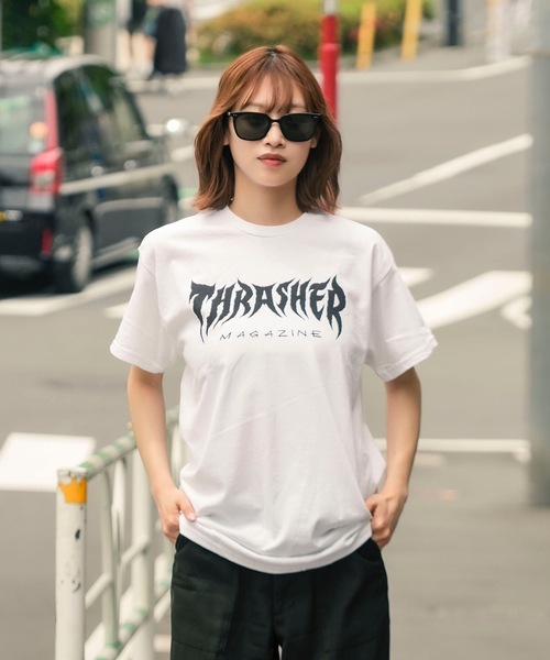 METAL S/S T-SHIRTS/ スラッシャーメタルグラフィックロゴ半袖T