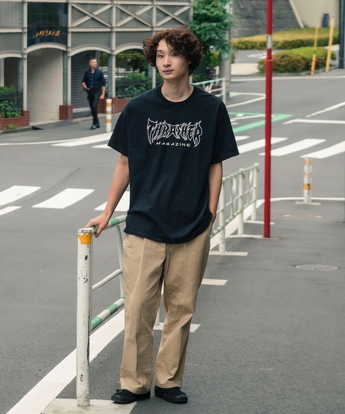 METAL S/S T-SHIRTS/ スラッシャーメタルグラフィックロゴ半袖T