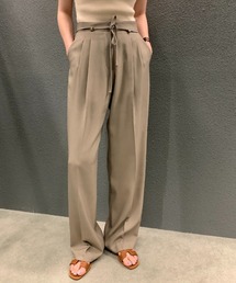 on:nue | 【on:nue】ウエストループダブルタックスラックスパンツ(スラックス)