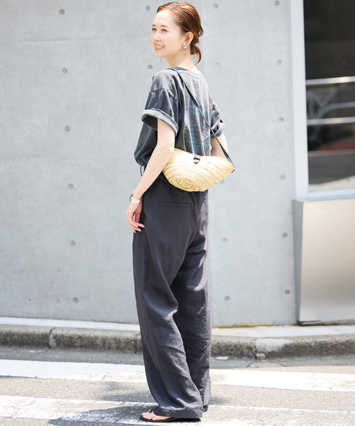 SLOBE IENA（スローブイエナ）の「《追加》リネン混イージースラックス