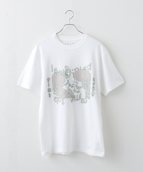 bal(バル)の「【BAL/ バル】JT BALG-471(Tシャツ/カットソー・レディース・ホワイト/ブラック・MEDIUM)」の1枚目の写真