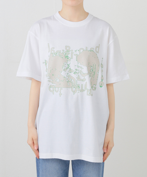 bal(バル)の「【BAL/ バル】JT BALG-471(Tシャツ/カットソー・レディース・ホワイト/ブラック・MEDIUM)」の14枚目の写真