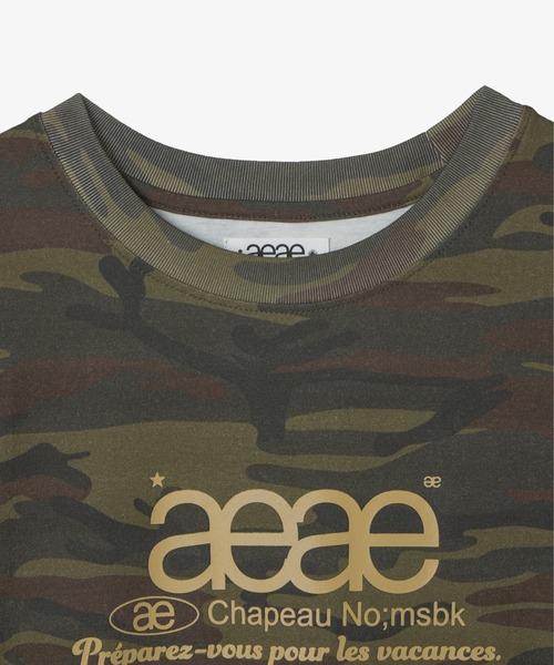 aeae（エーイーエーイー）の「WEB LOGO CROP T-SHIRTS（Tシャツ/カットソー・レディース・グリーン・FREE）」の3枚目の写真