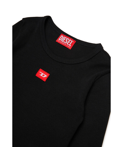 DIESEL T-Ballet-D Dロゴリブカットソ － ブラック DIESEL ディーゼル T-Ballet-D Dロゴリブカットソ － ブラック - メルカリ