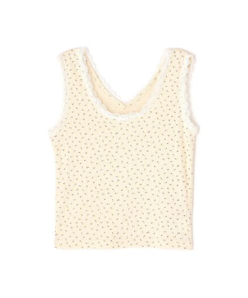 FREE'S MART（フリーズマート）の「花柄レーステレコタンクトップ（タンクトップ・レディース・ホワイト系その他/グレー系その他/ホワイト系その他2・FREE）」の21枚目の写真