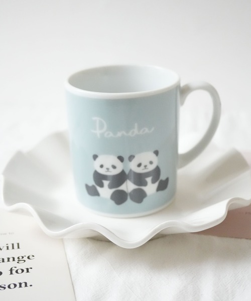 セール】【 Port / ポート 】 パンダ プリント 磁器 マグカップ