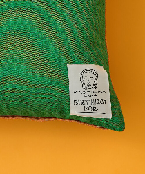 BIRTHDAY BAR（バースデイバー）の「norahi x BIRTHDAY BAR ジャガードクッションカバー（クッション/クッションカバー・レディース・ベージュ/ブルー・0）」の7枚目の写真