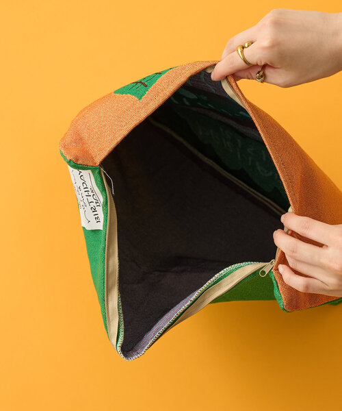 BIRTHDAY BAR（バースデイバー）の「norahi x BIRTHDAY BAR ジャガードクッションカバー（クッション/クッションカバー・レディース・ベージュ/ブルー・0）」の10枚目の写真