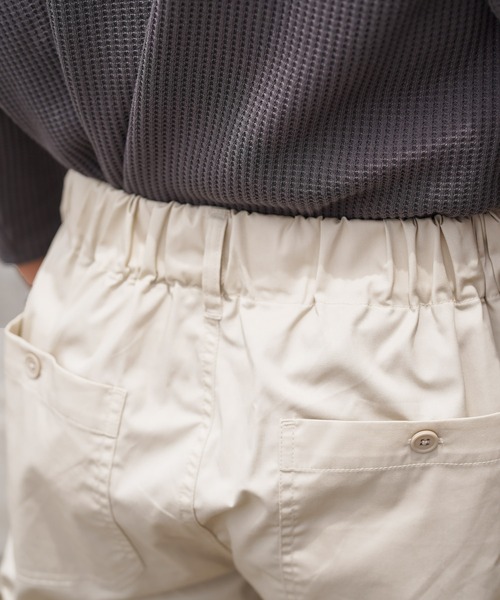 jiggys shop（ジギーズショップ）の「ワイドシルエット カーゴ イージー ハーフパンツ ショートパンツ（その他パンツ・メンズ・チャコールグレー/ブラック/オフホワイト/カーキ・MEDIUM/LARGE/X-LARGE）」の5枚目の写真
