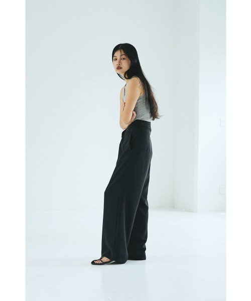 marjour(マージュール)の「WRAP PANTS(その他パンツ・レディース・モスグリーン/ブラック・M)」の3枚目の写真