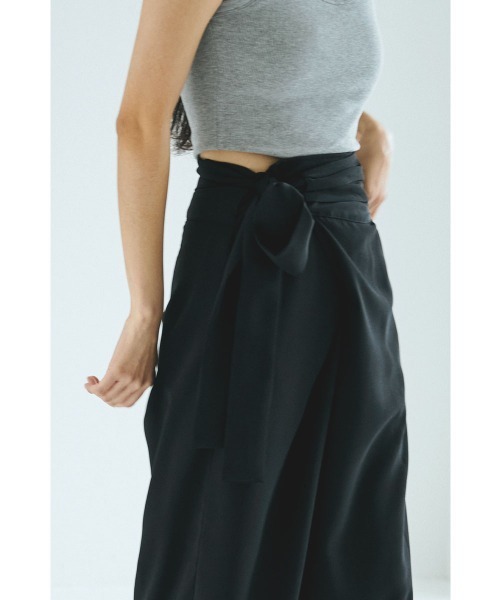 marjour(マージュール)の「WRAP PANTS(その他パンツ・レディース・モスグリーン/ブラック・M)」の12枚目の写真