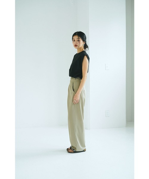 marjour(マージュール)の「WRAP PANTS(その他パンツ・レディース・モスグリーン/ブラック・M)」の16枚目の写真