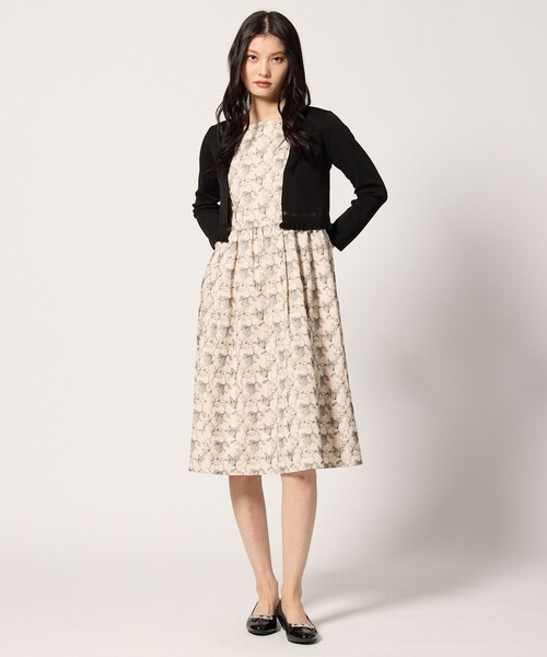 TOCCA（トッカ）の「CHAMBRAY GARDEN ドレス（ワンピース・レディース・ブラック系7/ブルー系7・0/2/4/6）」の13枚目の写真