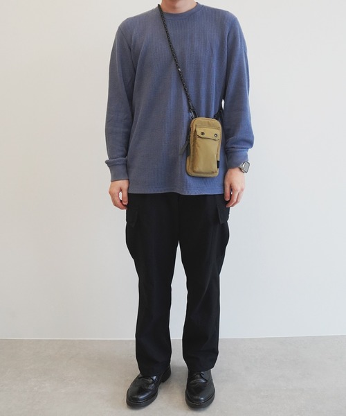 UNTRACK(アントラック)の「UNTRACK CITY/3LS ショルダーバッグ スマホケース 60371(ショルダーバッグ・メンズ・ブラック/カーキ/ベージュ・FREE)」の16枚目の写真