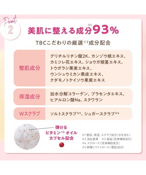 TBC(ティービーシー)の「つるスベ肌ケアセット(ボディケア/ボディクリーム・レディース・その他・FREE)」の5枚目の写真