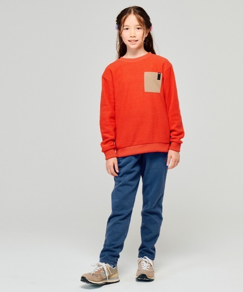 KRIFF MAYER Kid's Collection（クリフメイヤーキッズコレクション）の「裏シャギーデニムパンツ（デニムパンツ・キッズ・ライトブルー/ダークブルー・150/140/130/120/170/160）」の3枚目の写真