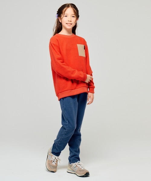 KRIFF MAYER Kid's Collection（クリフメイヤーキッズコレクション）の「裏シャギーデニムパンツ（デニムパンツ・キッズ・ライトブルー/ダークブルー・150/140/130/120/170/160）」の4枚目の写真