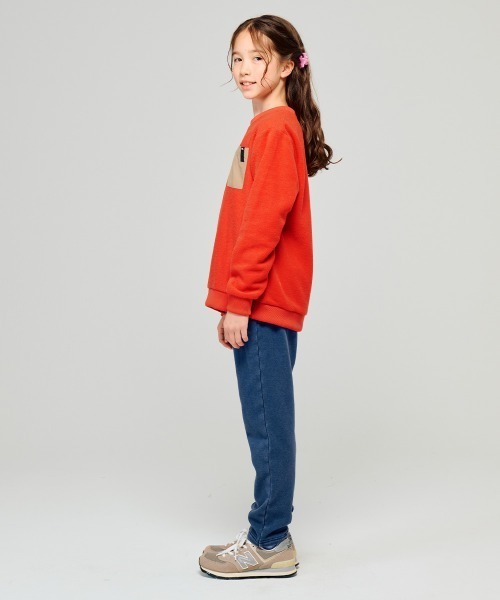 KRIFF MAYER Kid's Collection（クリフメイヤーキッズコレクション）の「裏シャギーデニムパンツ（デニムパンツ・キッズ・ライトブルー/ダークブルー・150/140/130/120/170/160）」の5枚目の写真