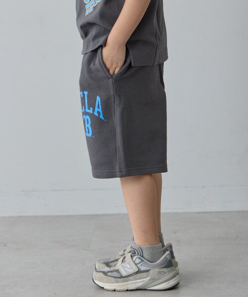 UCLA（ユーシーエルエー）の「【WEB限定】【KIDS】【UCLA】TYPY別注ワンポイントロゴショーツ（スウェットパンツ・キッズ・グリーン/オフホワイト/チャコールグレー・MEDIUM/LARGE/SMALL/X-LARGE/XX-LARGE）」の7枚目の写真