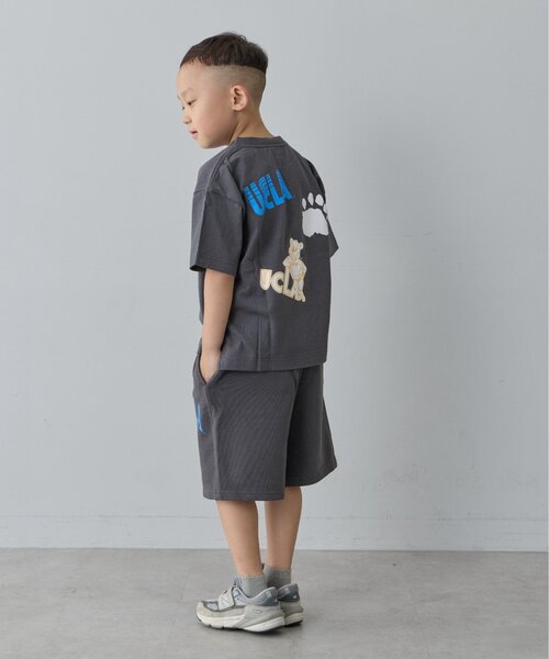 UCLA（ユーシーエルエー）の「【WEB限定】【KIDS】【UCLA】TYPY別注ワンポイントロゴショーツ（スウェットパンツ・キッズ・グリーン/オフホワイト/チャコールグレー・MEDIUM/LARGE/SMALL/X-LARGE/XX-LARGE）」の10枚目の写真