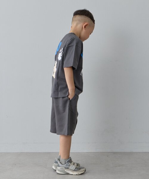 UCLA（ユーシーエルエー）の「【WEB限定】【KIDS】【UCLA】TYPY別注ワンポイントロゴショーツ（スウェットパンツ・キッズ・グリーン/オフホワイト/チャコールグレー・MEDIUM/LARGE/SMALL/X-LARGE/XX-LARGE）」の12枚目の写真