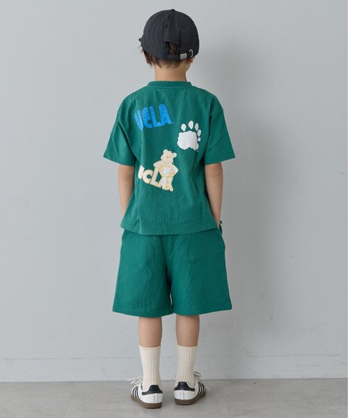 UCLA（ユーシーエルエー）の「【WEB限定】【KIDS】【UCLA】TYPY別注ワンポイントロゴショーツ（スウェットパンツ・キッズ・グリーン/オフホワイト/チャコールグレー・MEDIUM/LARGE/SMALL/X-LARGE/XX-LARGE）」の20枚目の写真