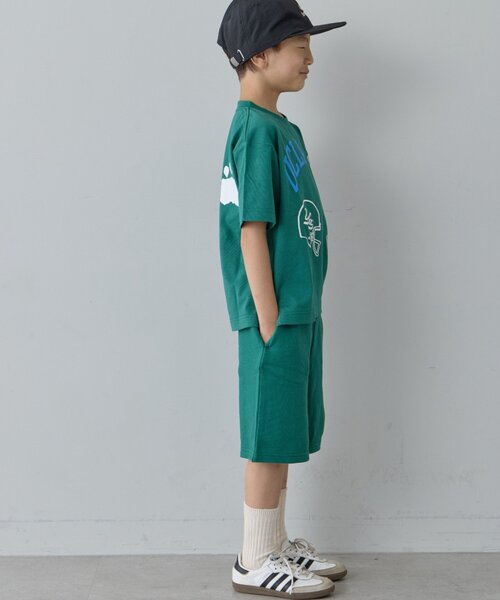 UCLA（ユーシーエルエー）の「【WEB限定】【KIDS】【UCLA】TYPY別注ワンポイントロゴショーツ（スウェットパンツ・キッズ・グリーン/オフホワイト/チャコールグレー・MEDIUM/LARGE/SMALL/X-LARGE/XX-LARGE）」の21枚目の写真