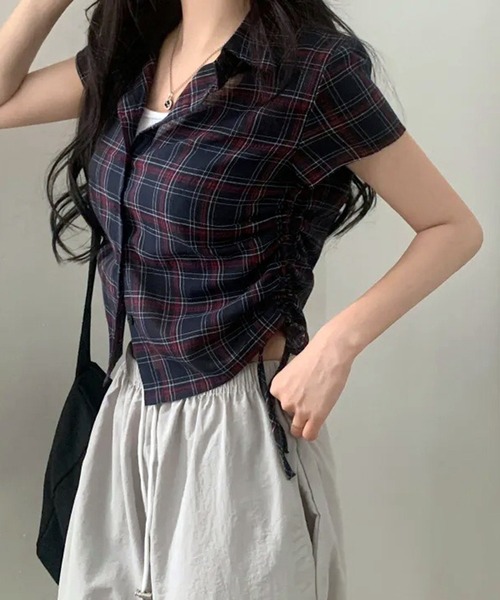 H1337◾️ミルク　ストロベリー　半袖Tシャツ ベースボール モジャ サガラ刺繍 半袖Tシャツ（Tシャツ