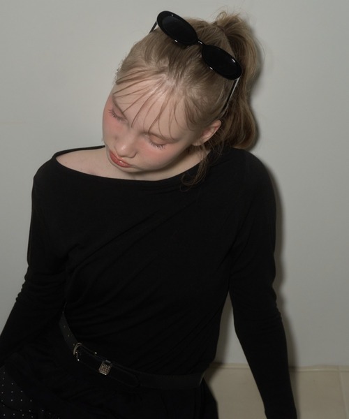 Birthday room(バースデイルーム)の「オーバルサングラス/oval sunglasses(サングラス・レディース・ブラウン/ブラック・FREE)」の18枚目の写真