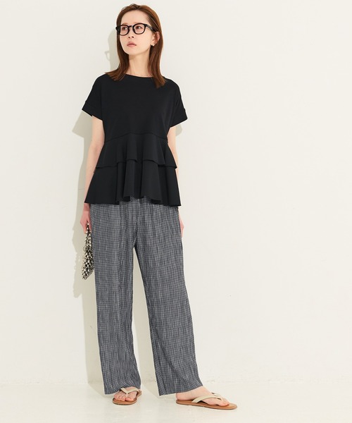 coca(coca)(コカ)の「\26ss再入荷/ スリムウェーブパンツ(その他パンツ・レディース・ストライプ/レッド/カーキ/ブラック/グレイッシュベージュ/ライトベージュ/B/ブルー/A・L/M/S)」の22枚目の写真