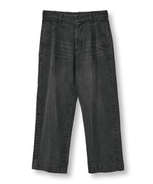 FUSE（フューズ）の「セミワイドデニムタックパンツ（デニムパンツ）」