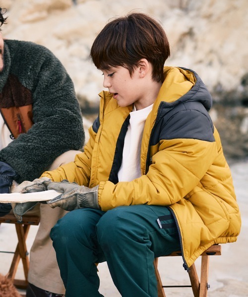 KRIFF MAYER Kid's Collection(クリフメイヤーキッズコレクション)の「【撥水・防汚】テクノロジャケット(その他アウター・キッズ・カーキ/チャコール/ネイビー/マスタード・170/130/120/160/150/140)」の4枚目の写真