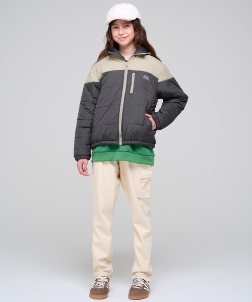 KRIFF MAYER Kid's Collection(クリフメイヤーキッズコレクション)の「【撥水・防汚】テクノロジャケット(その他アウター・キッズ・カーキ/チャコール/ネイビー/マスタード・170/130/120/160/150/140)」の5枚目の写真