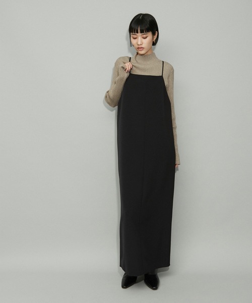 ADAM ET ROPE'（アダムエロペ）の「【WEB限定】・【定番人気】ハイネックラメニットプルオーバー（ニット/セーター・レディース・ブラック/ベージュ/サックスブルー/ホワイト系その他/グレー系その他・FREE）」の20枚目の写真