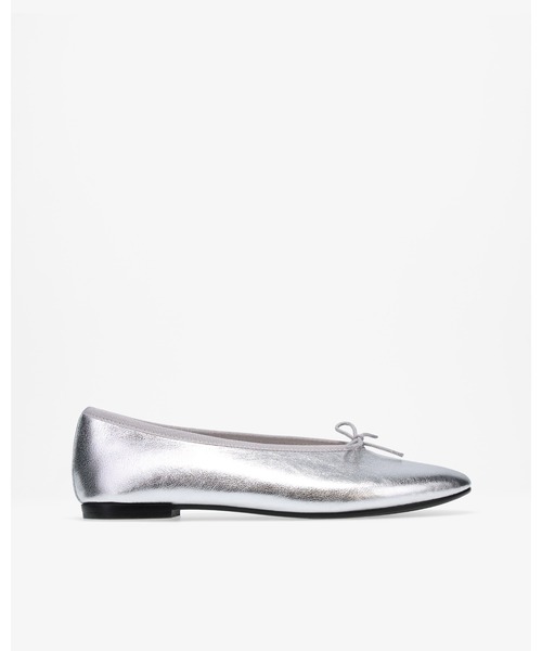 Repetto(レペット)の「Lilouh バレエフラット - ラバーソール - EUサイズ / V4096VEM(バレエシューズ・レディース・シルバー・40/39/38/37.5/37/36.5/36)」の3枚目の写真